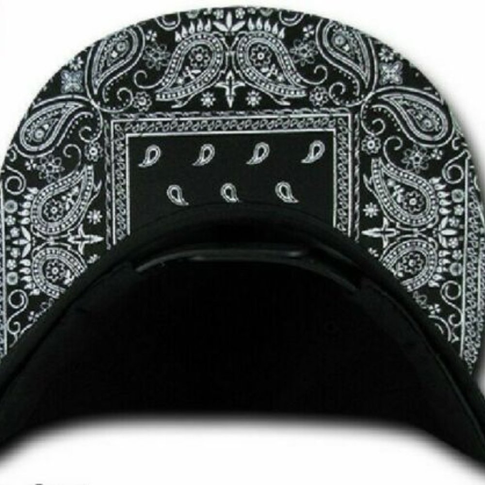 DECKY MENS CASUAL HAT PAISLEY BANDANA HATS BASEBAL